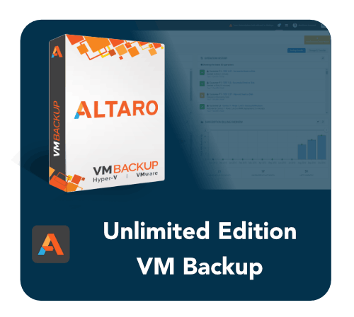 Altaro Unlimited Edition VM Backup, Altaro Software, backup software