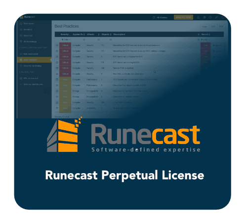Runecast Licence, buy Runecast, Runecast Analyzer Perpetual,